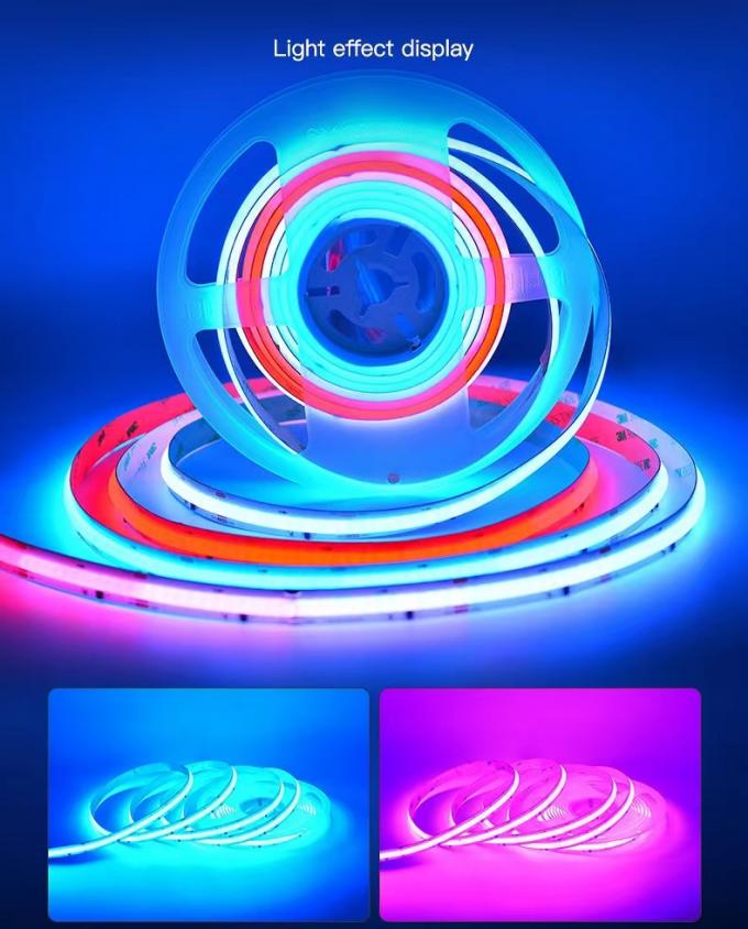 Thương mại Magic COB LED Strip Dream Full Color DC 24V Địa chỉ 1
