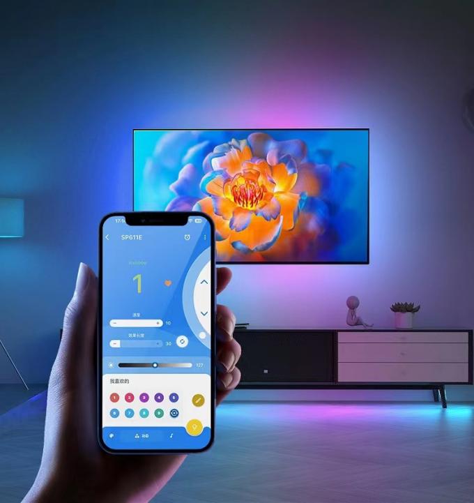 Thương mại Magic COB LED Strip Dream Full Color DC 24V Địa chỉ 6